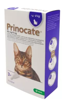 Támogasd a cicákat PRINOCATE SPOT-ON CAT 0,8ML (4-8KG) 3X – mi megvesszük helyetted!